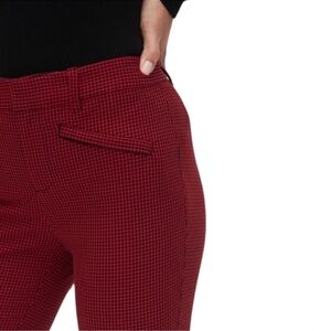 Gap Signature Skinny Ankle  Red & Black Slim Fit Pants